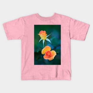 Colorful autumn roses Kids T-Shirt